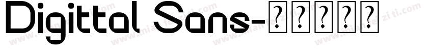 Digittal Sans字体转换